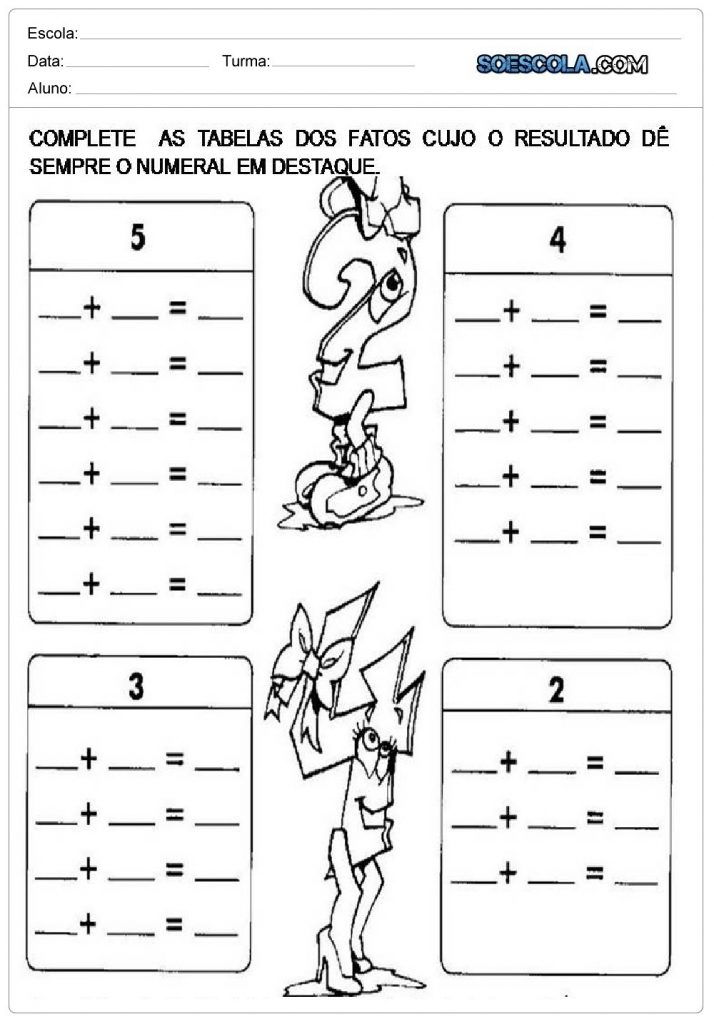 Atividades De Matem Tica De Adi O Ano Do Ensino Fundamental