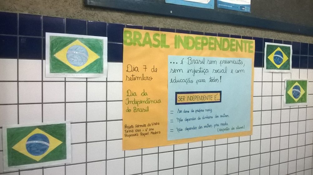 Cartaz Independ Ncia Do Brasil Em Eva Moldes