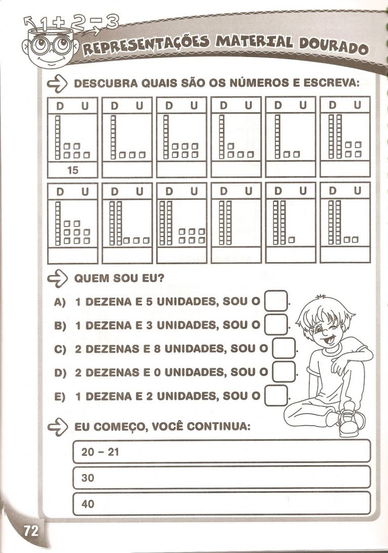 Atividades De Matem Tica Dezena E Unidade Para Imprimir Ano