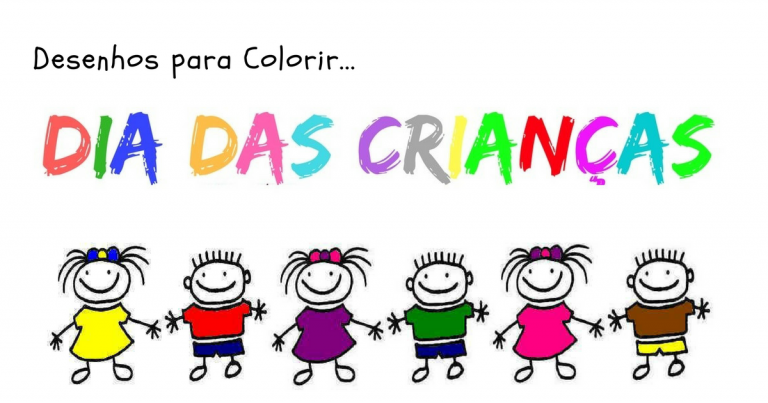 Desenhos Dia Das Crianças Para Imprimir E Colorir Atividades 4674