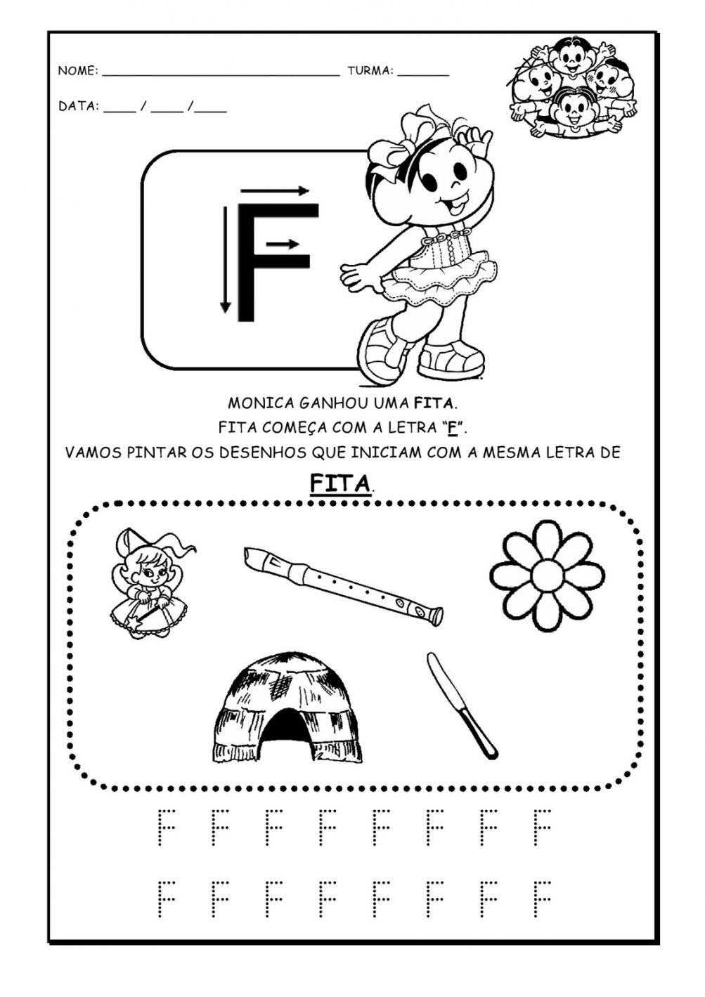 Atividades De Alfabetiza O Para Imprimir Letra F Educa O E