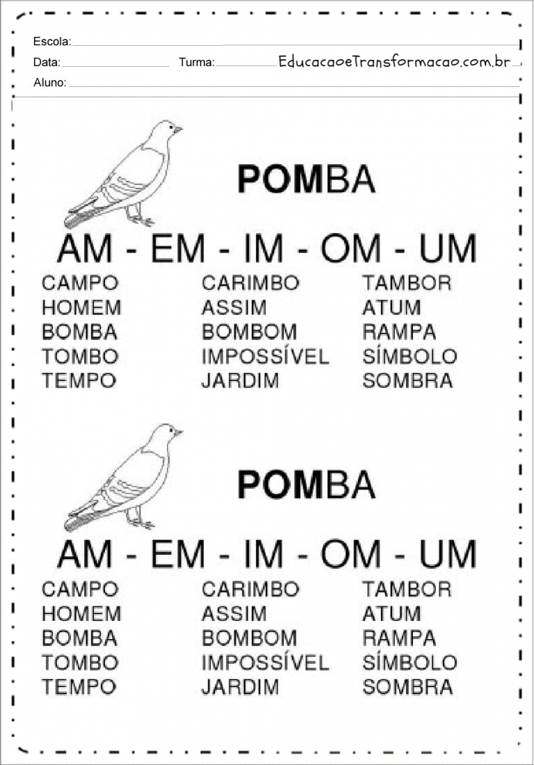 Fichas De Leitura S Labas Complexas Para Imprimir Leitura E Escrita