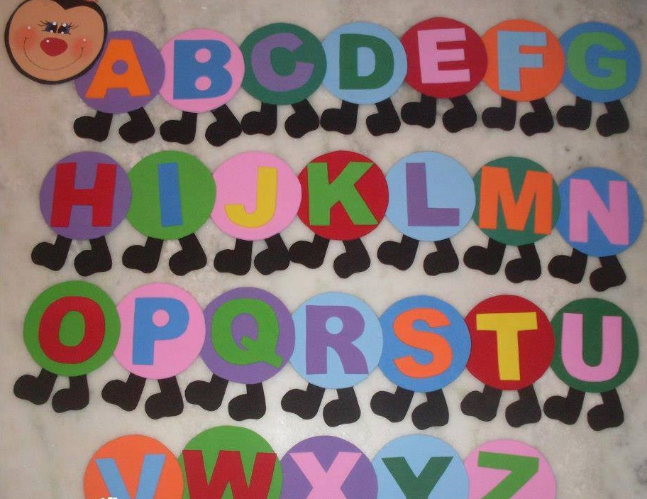 alfabeto educação infantil decoração de sala de aula oliver