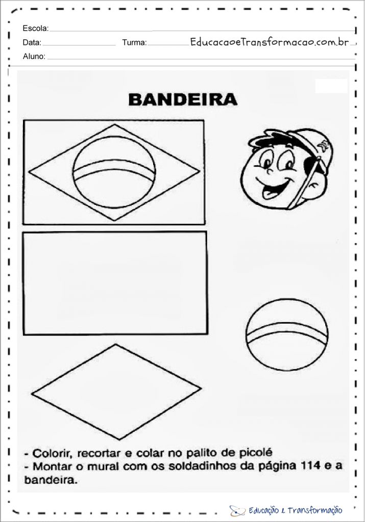 Atividades Dia Da Bandeira Para Educa O Infantil E Ensino Fundamental