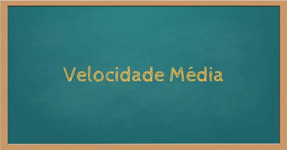 Velocidade média