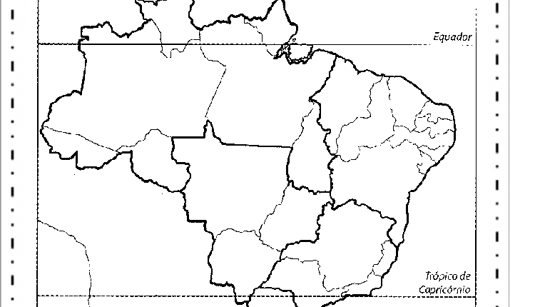 Mapa Do Brasil Para Colorir Com Legenda Da Regiões Brasileiras Educação E Transformação 6953